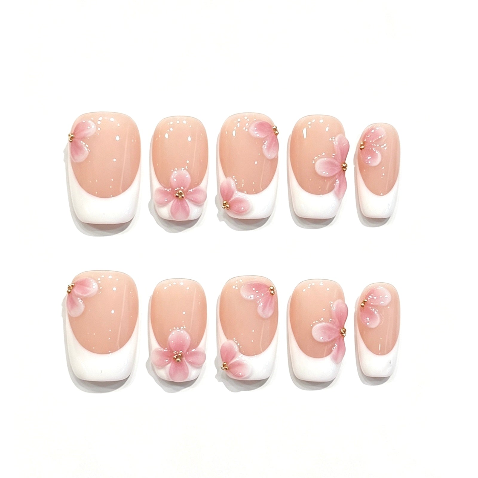 Garden Veil handcrafted nail set